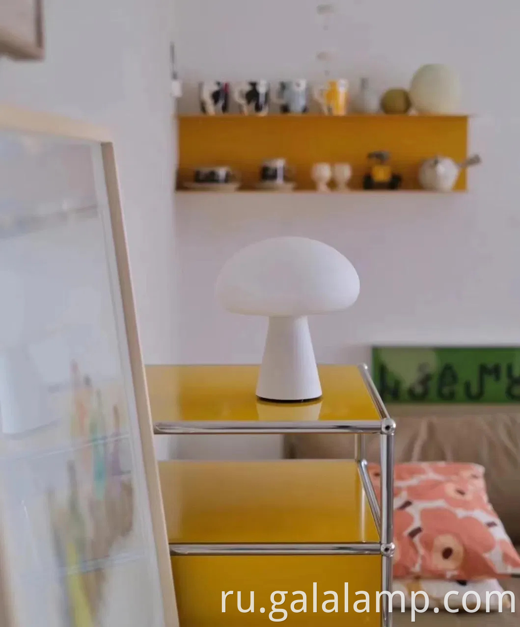 Светящаяся грибная лампа RGBW для кемпинга и вечеринок ночной свет